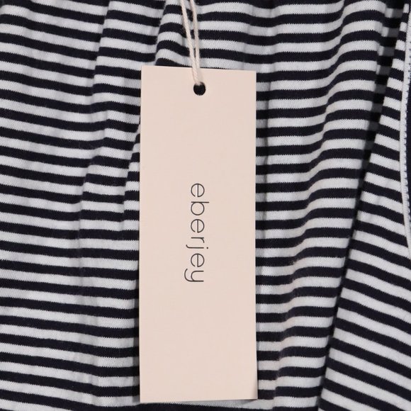 NWT Eberjey Cotton Stripes Halter Tank Size Large - Picture 8 of 10